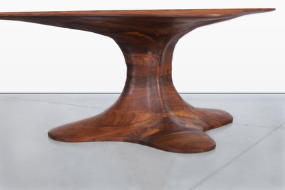 20th Century American Studio Craft Walnut Coffee Table