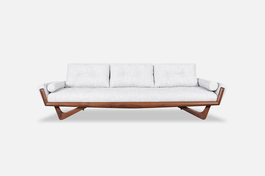 Adrian Pearsall Walnut “Gondola” Sofa for Craft Associates