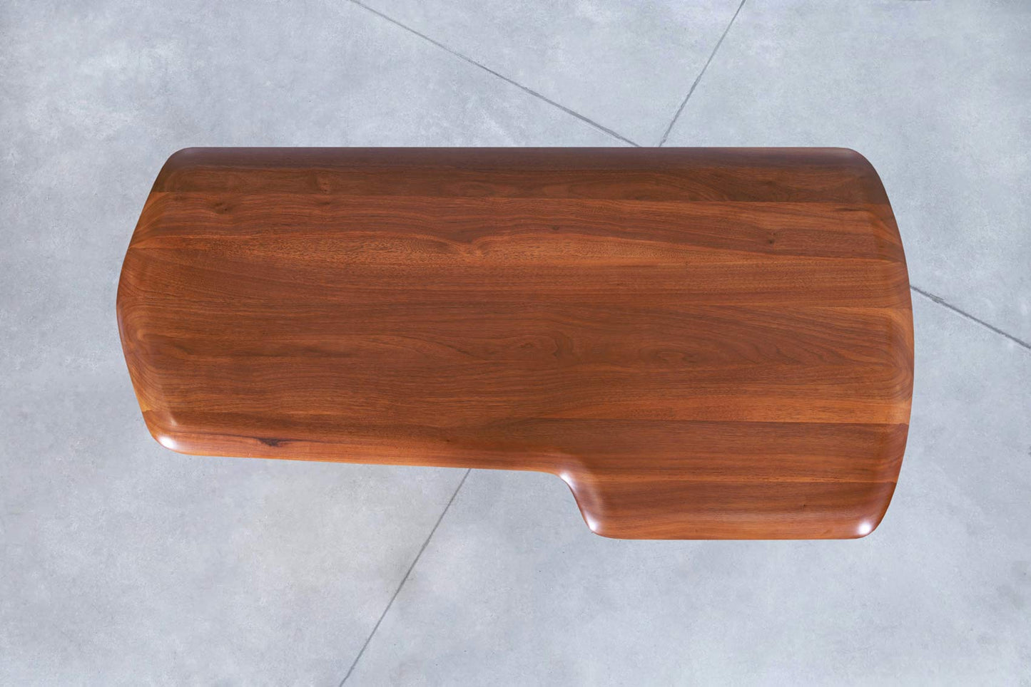 American Craftsmanship Walnut Desk Attributed to John Keal