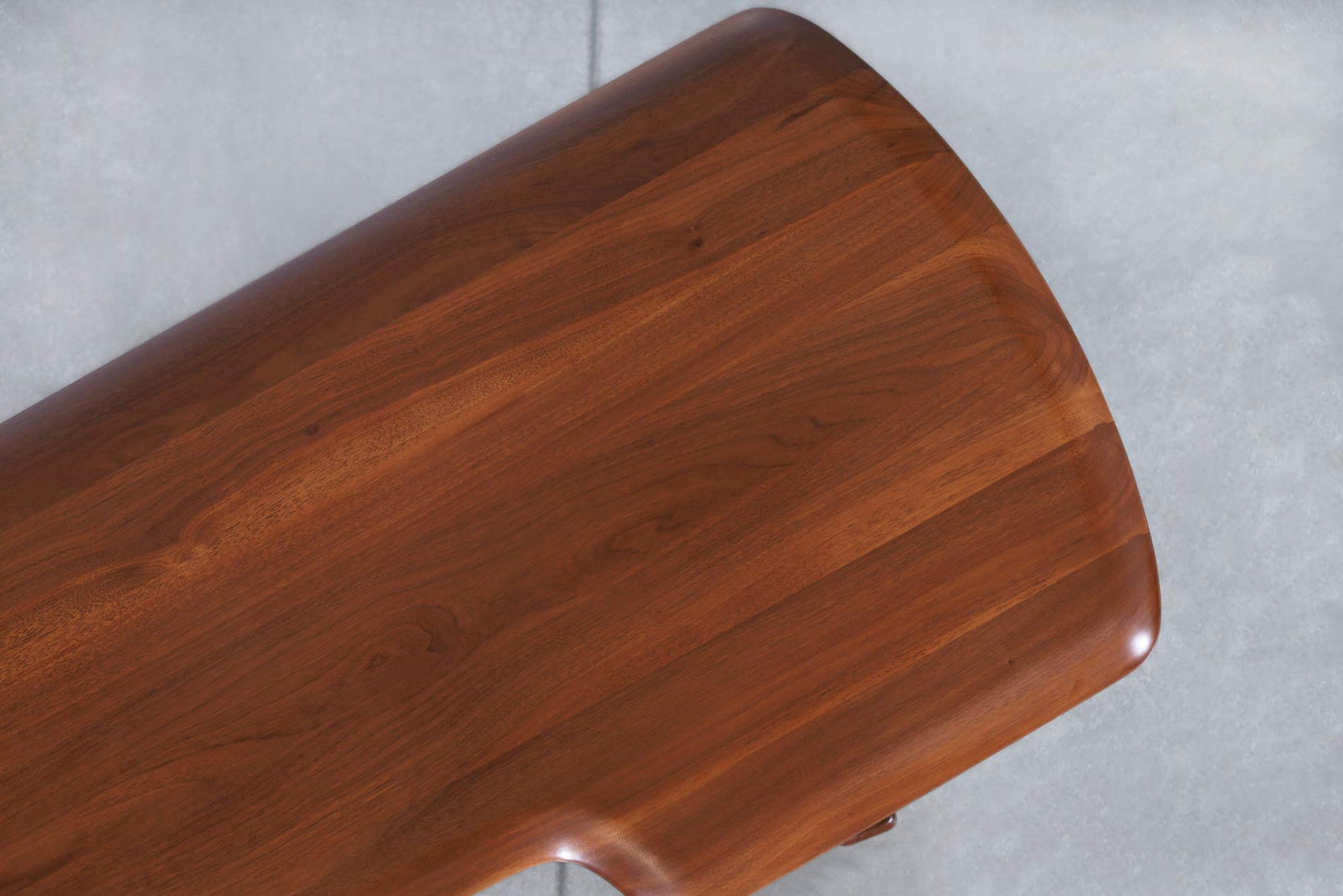 American Craftsmanship Walnut Desk Attributed to John Keal