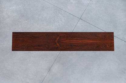 Danish Brazilian Rosewood Credenza on Architectural Base by Knud Nielsen