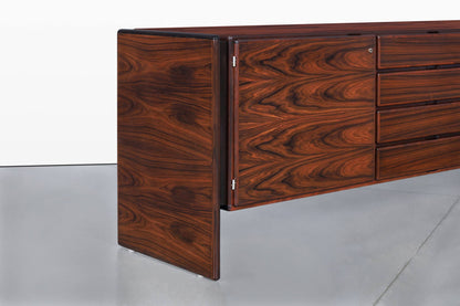 Danish Modern Brazilian Rosewood Credenza by Dyrlund