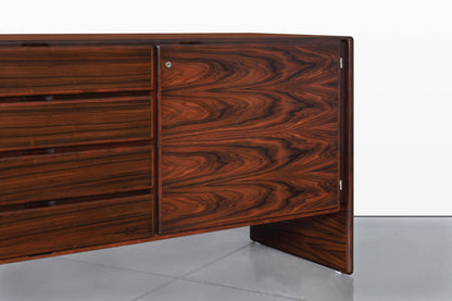 Danish Modern Brazilian Rosewood Credenza by Dyrlund