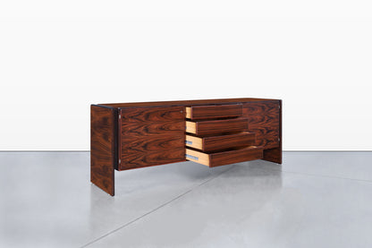 Danish Modern Brazilian Rosewood Credenza by Dyrlund