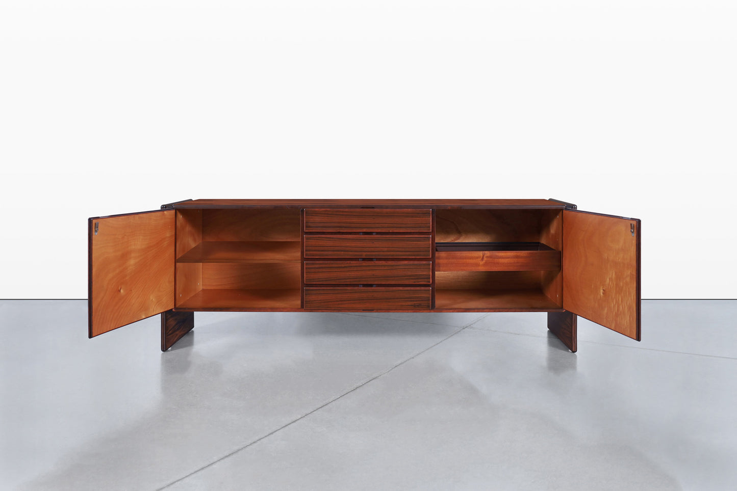 Danish Modern Brazilian Rosewood Credenza by Dyrlund