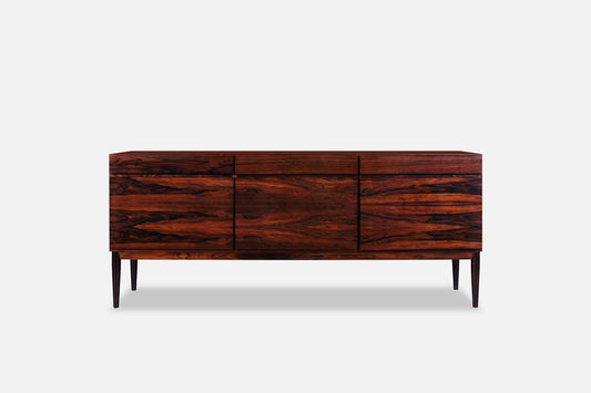 Danish Modern Brazilian Rosewood Credenza by Ib Kofod Larsen