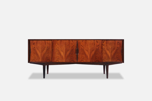 Danish Modern Brazilian Rosewood Credenza by Knud Nielsen