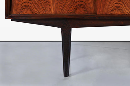 Danish Modern Brazilian Rosewood Credenza by Knud Nielsen