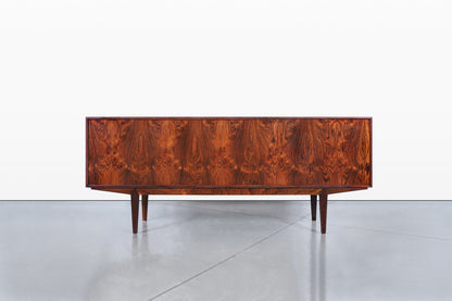 Danish Modern Brazilian Rosewood Credenza by Knud Nielsen