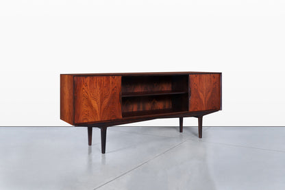 Danish Modern Brazilian Rosewood Credenza by Knud Nielsen