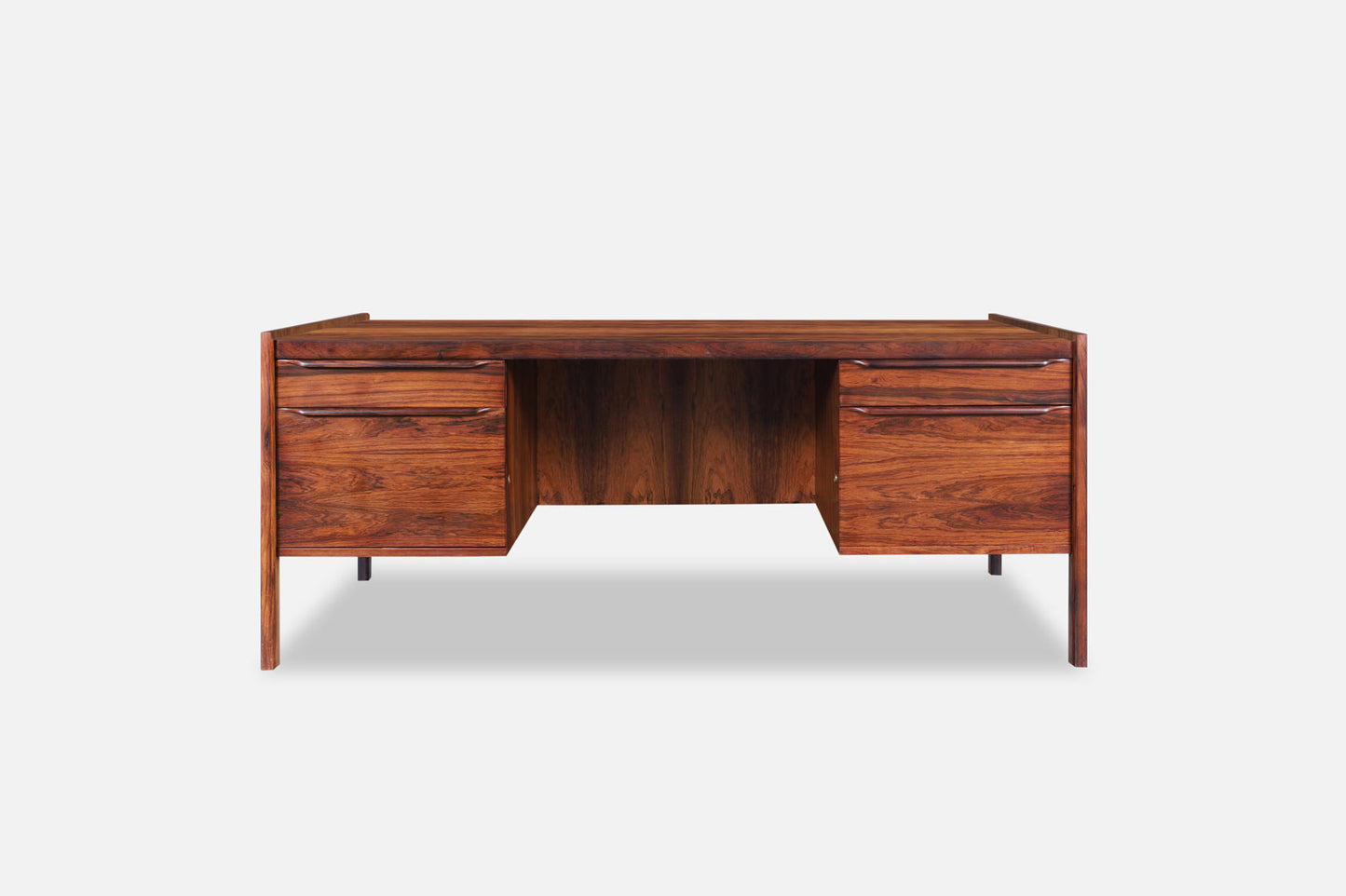 Danish Modern Executive Brazilian Rosewood Desk
