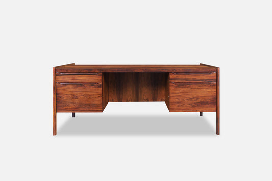 Danish Modern Executive Brazilian Rosewood Desk