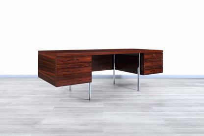 Danish Modern Executive Brazilian Rosewood Desk