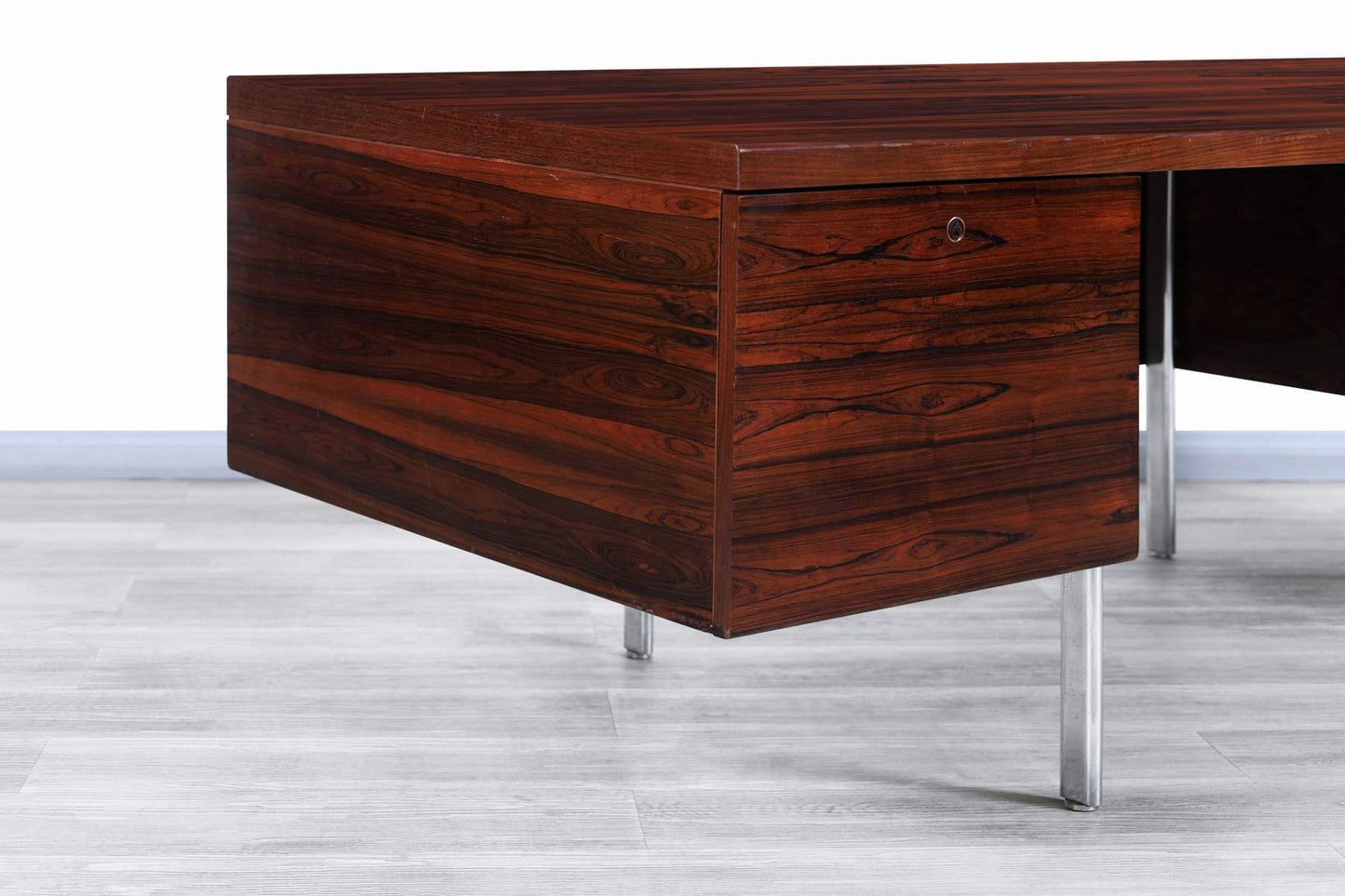 Danish Modern Executive Brazilian Rosewood Desk