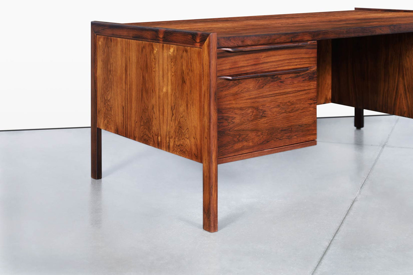 Danish Modern Executive Brazilian Rosewood Desk