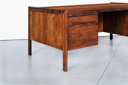 Danish Modern Executive Brazilian Rosewood Desk