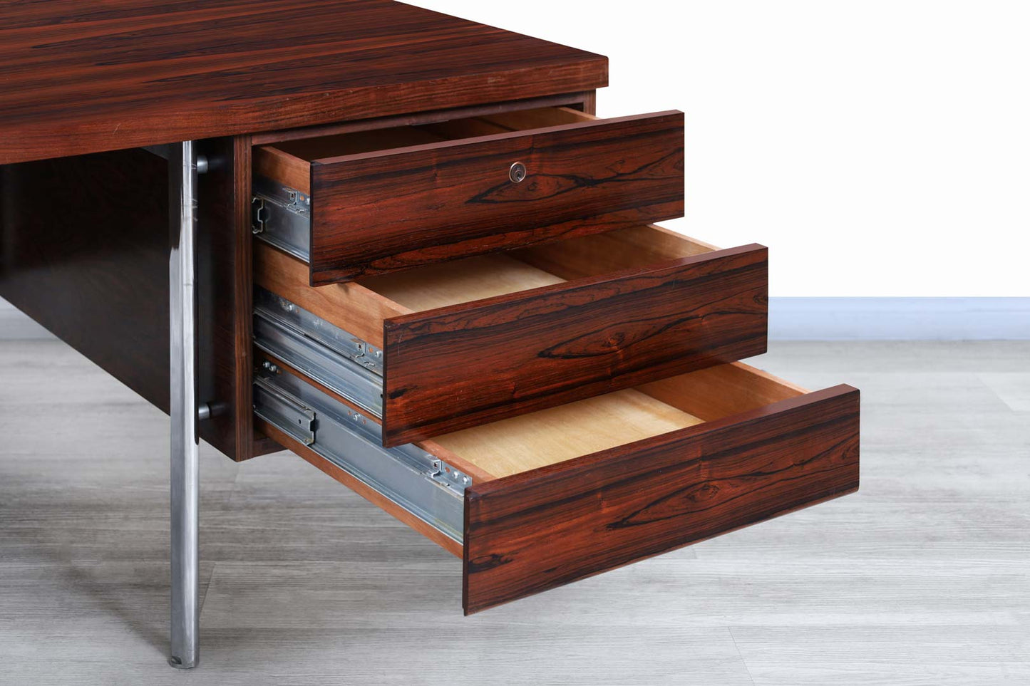 Danish Modern Executive Brazilian Rosewood Desk