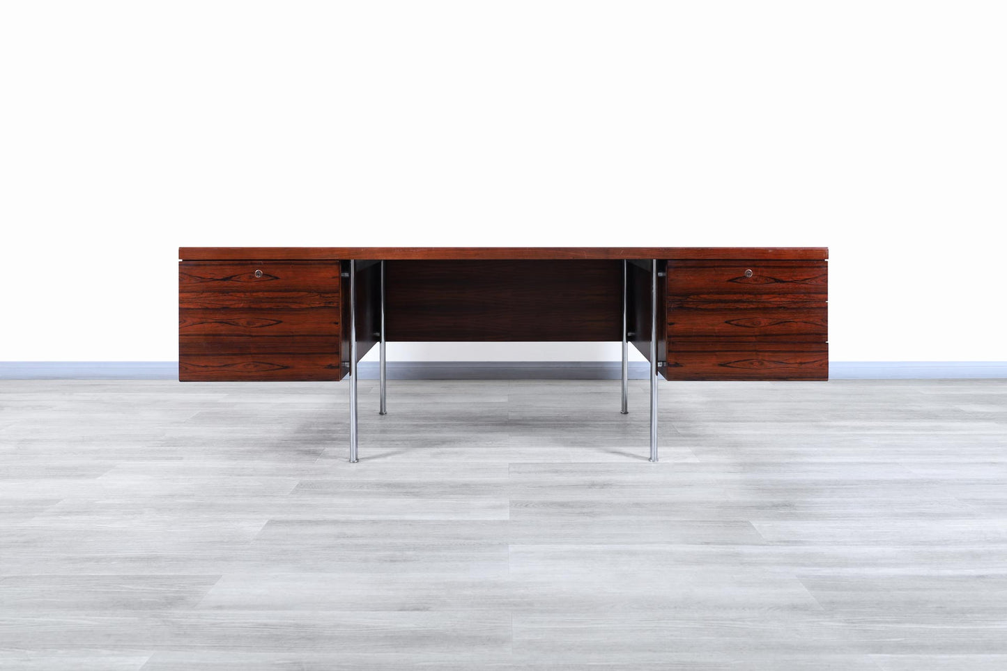 Danish Modern Executive Brazilian Rosewood Desk