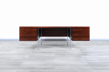 Danish Modern Executive Brazilian Rosewood Desk
