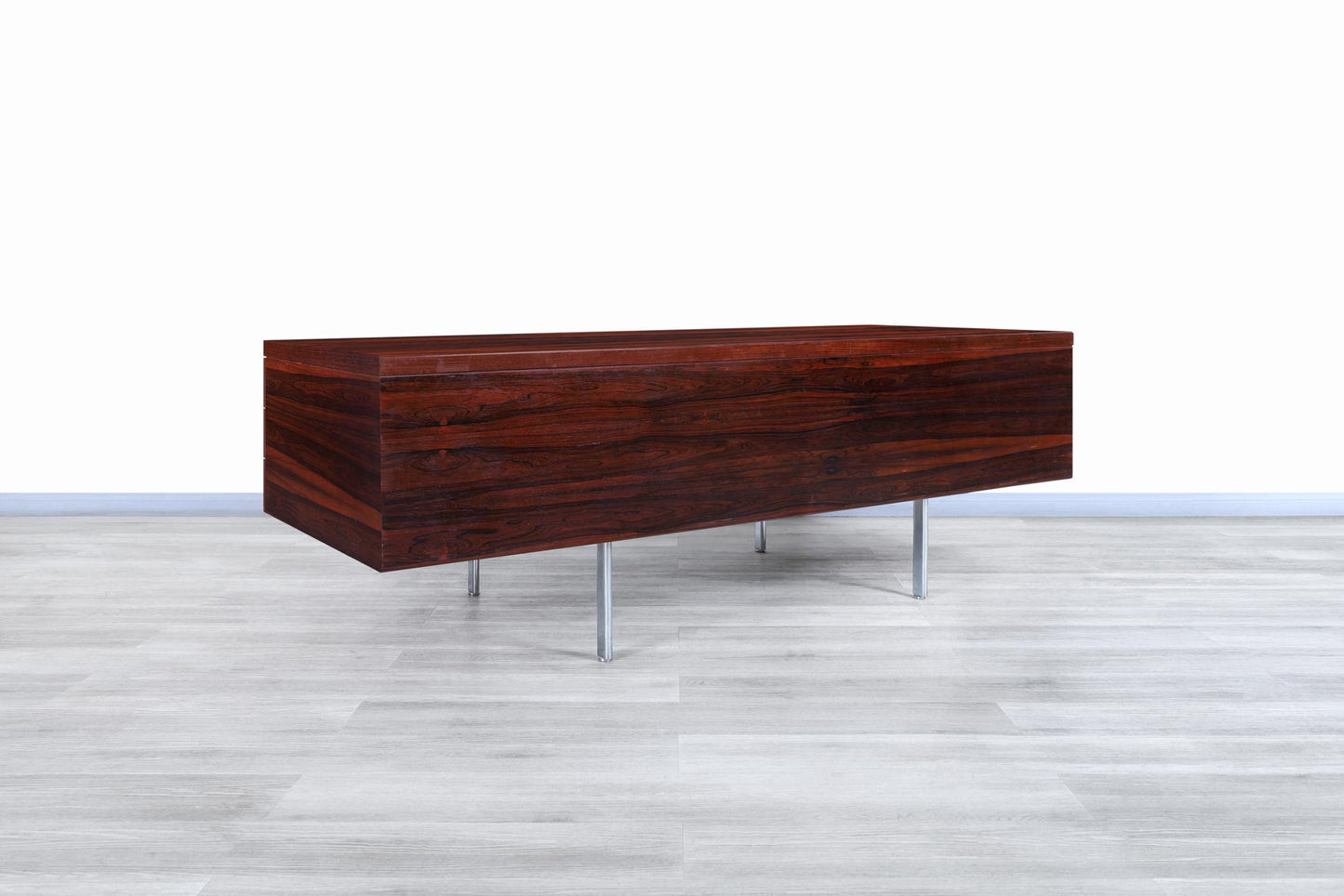 Danish Modern Executive Brazilian Rosewood Desk