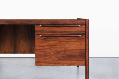 Danish Modern Executive Brazilian Rosewood Desk
