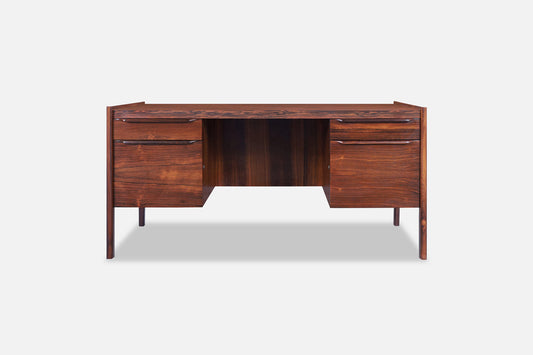 Danish Modern Executive Rosewood Desk