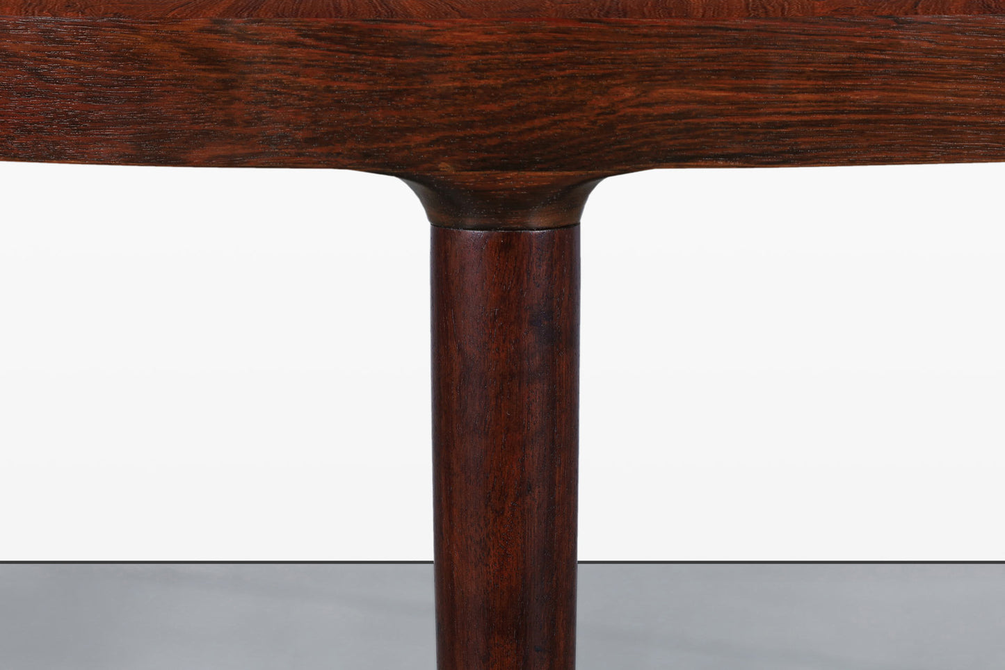 Danish Modern Expanding Rosewood Dining Table by Harry Ostergaard