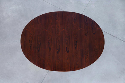 Danish Modern Expanding Rosewood Dining Table by Harry Ostergaard