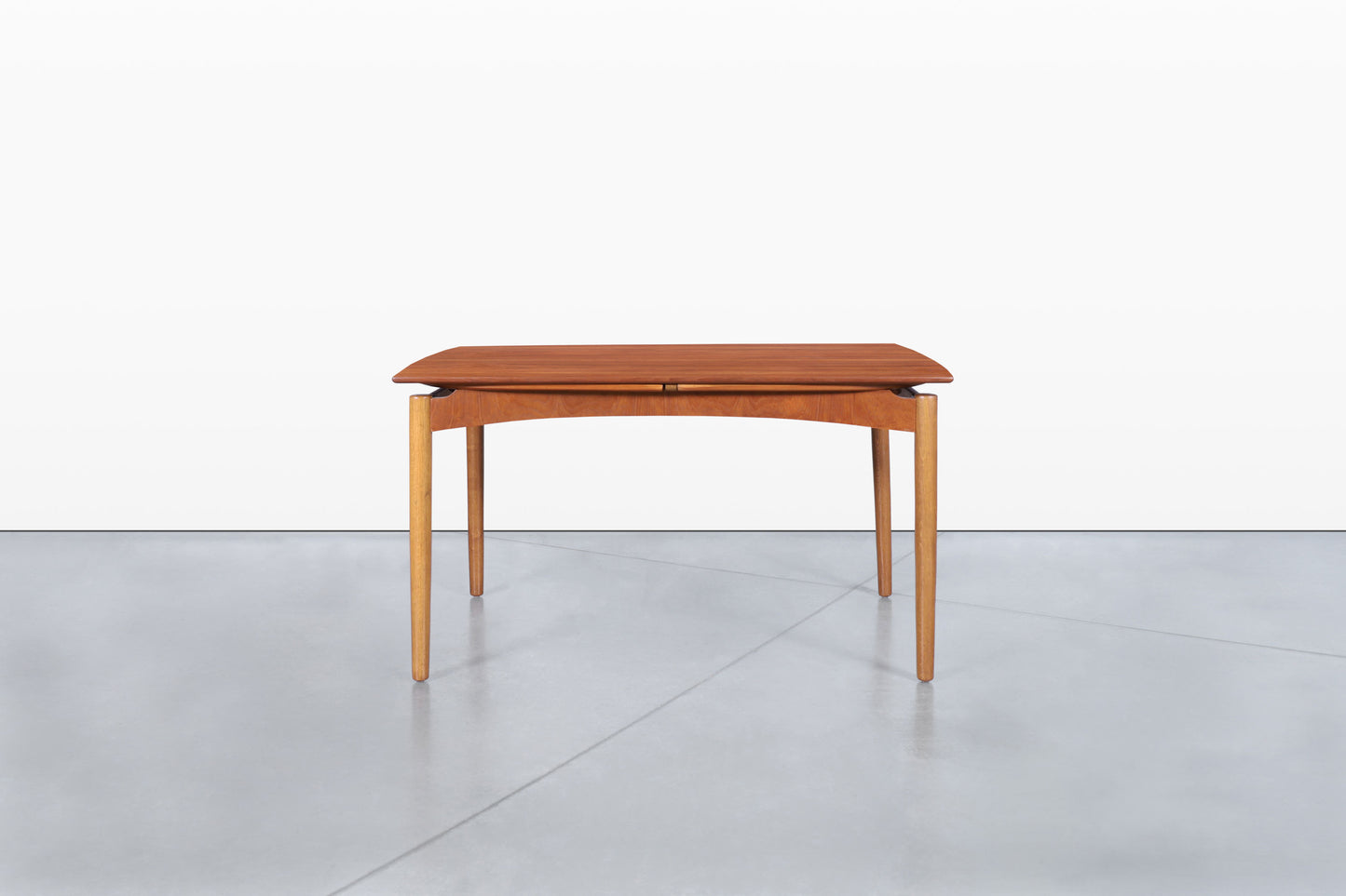 Danish Modern Expanding Teak Dining Table