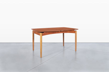 Danish Modern Expanding Teak Dining Table