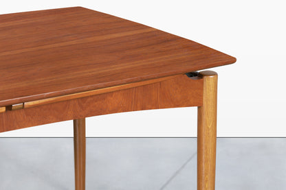 Danish Modern Expanding Teak Dining Table