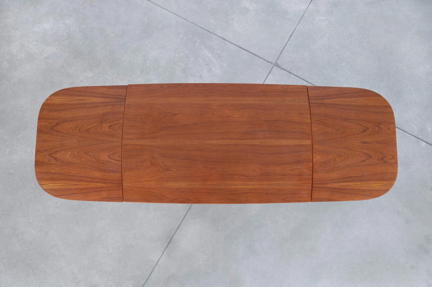 Danish Modern Expanding Teak Dining Table