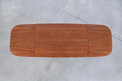 Danish Modern Expanding Teak Dining Table