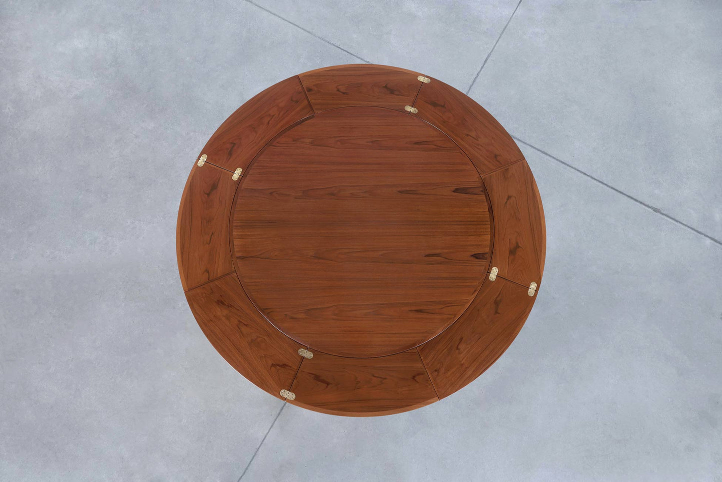 Danish Modern Expanding “Flip-Flap” Dining Table by Dyrlund