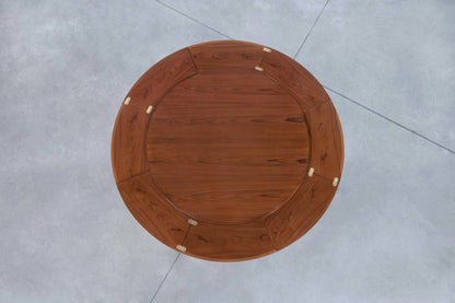 Danish Modern Expanding “Flip-Flap” Dining Table by Dyrlund
