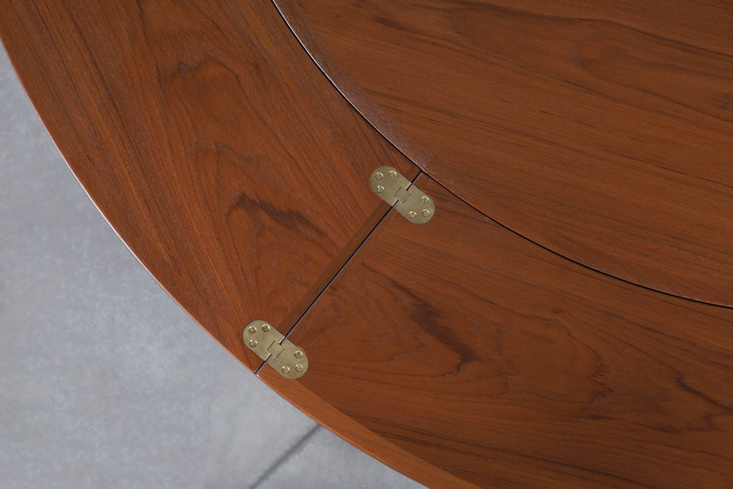 Danish Modern Expanding “Flip-Flap” Dining Table by Dyrlund