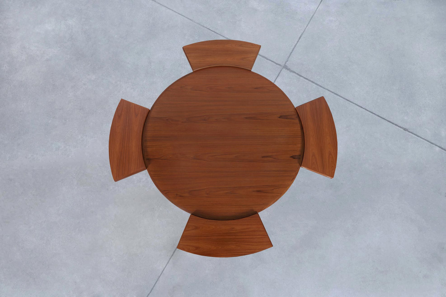 Danish Modern Expanding “Flip-Flap” Dining Table by Dyrlund