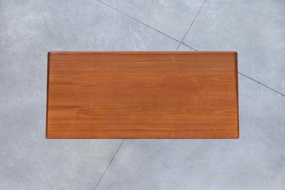 Danish Modern Floating Top Teak Desk by Peter Løvig Nielsen