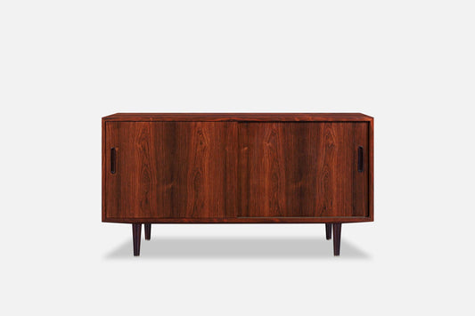 Danish Modern Rosewood Credenza by Carlo Jensen for Poul Hundevad