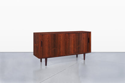 Danish Modern Rosewood Credenza by Carlo Jensen for Poul Hundevad