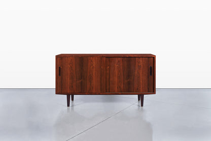 Danish Modern Rosewood Credenza by Carlo Jensen for Poul Hundevad