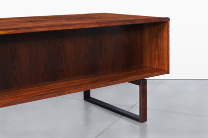 Danish Modern Rosewood Desk by Henning Jensen and Torbin Valeur
