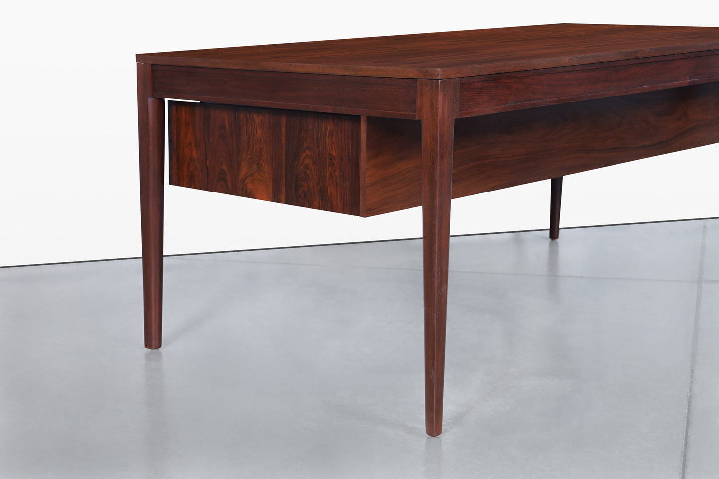 Danish Modern Rosewood “Diplomat” Desk by Finn Juhl for France and Son