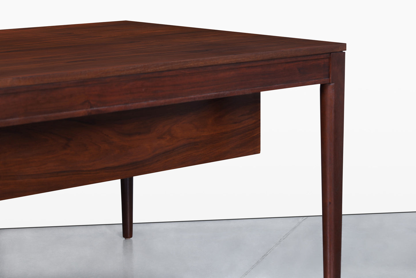 Danish Modern Rosewood “Diplomat” Desk by Finn Juhl for France and Son