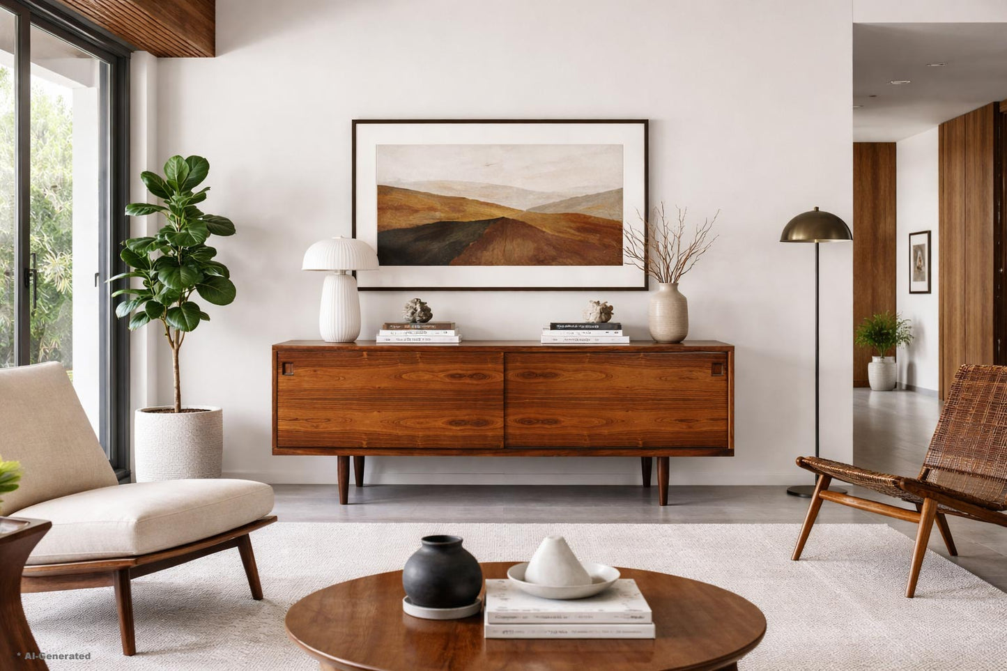 Danish Modern Rosewood Model-20 Credenza by Niels Otto Moller