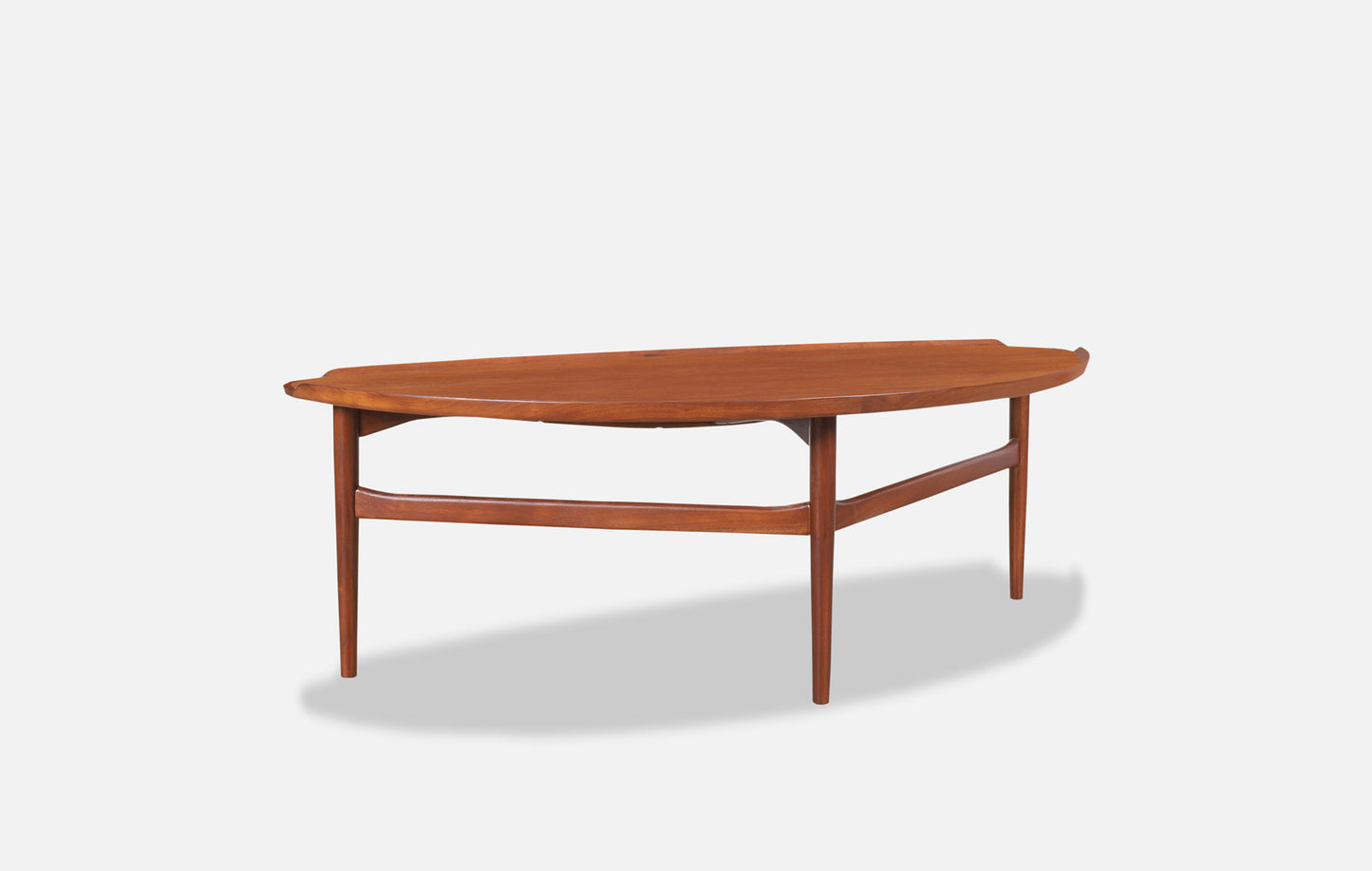 Danish Modern Teak Cocktail Table by Finn Juhl for Baker