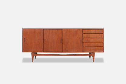 Danish Modern Teak Credenza