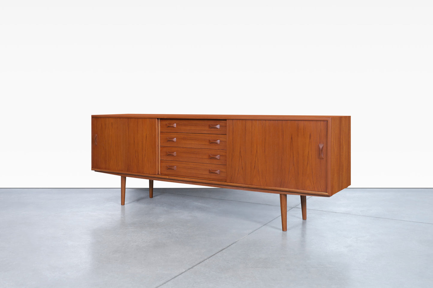 Danish Modern Teak Credenza by Clausen and Son