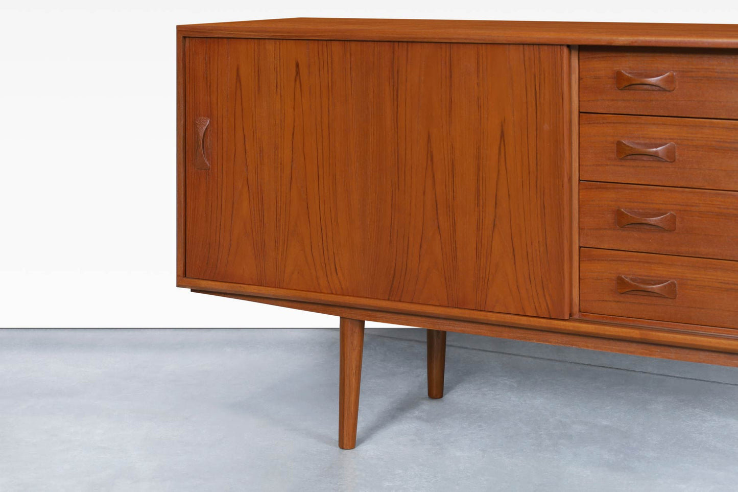 Danish Modern Teak Credenza by Clausen and Son