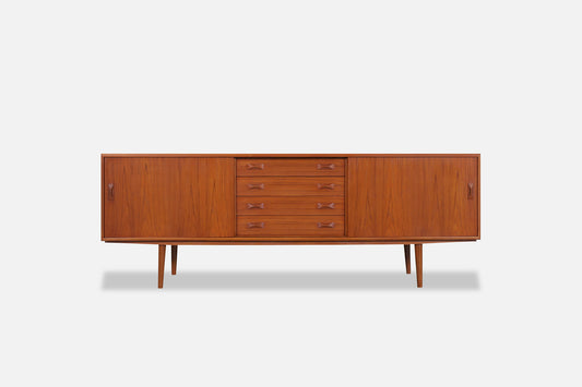 Danish Modern Teak Credenza by Clausen and Son